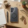 Etui na Samsung A17 / A18 Frame Circle Stand zgodne z MagSafe czarne