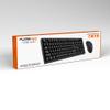 Zestaw klawiatura QWERTY + myszka przewodowy USB A K8605  U+U