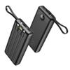 Powerbank Veger C20 (W2047 / W2059) 20000 mAh z wbudowanymi kablami Micro USB / Typ C / Lightning czarny