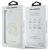 KARL LAGERFELD futerał do IPHONE 16 Pro KLHCP16LHKHDCELT (IML Rhinestones K Head) transparent