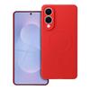 Futerał do Samsung S25 EDGE Silicone Mag Cover zgodny z MagSafe czerwony