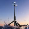 Selfie stick tripod z pilotem bezprzewodowym + światłem LED Hoco K34 czarny