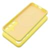 Futerał do Samsung S26 Silicone 2mm zgodny z MagSafe żółty