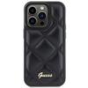 GUESS futerał do IPHONE 15 Pro Max GUHCP15XPSQSQSK (Quilted Metal Logo) czarny