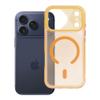 Etui na iPhone 17 PRO Aurora zgodne z MagSafe pomarańczowe