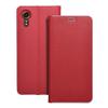 Etui z klapką na Samsung Xcover 7 Luna Book Carbon czerwone