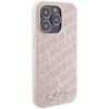 KARL LAGERFELD futerał do IPHONE 15 Pro Max KLHCP15XPQKPMP (Quilted Pattern) różowy