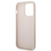GUESS futerał do IPHONE 14 Pro Max GUHCP14XG4GFPI (4G Gold Logo) różowy