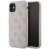 GUESS futerał do IPHONE 11 kompatybliny z MagSafe GUHMN61G4GFRP (4G Ring classic logo) różowy