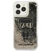 KARL LAGERFELD futerał do IPHONE 13 Pro KLHCP13LLGGKBK (Liquid Glitter Gatsby Ikonik) czarny