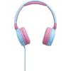 Słuchawki przewodowe nagłowne JBL JR310 różowo niebieskie
