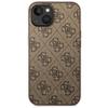 GUESS futerał do IPHONE 14 Plus GUHCP14MG4GFBR (4G Gold Logo) brązowy