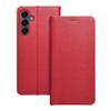 Etui z klapką na Samsung A16 5G Luna Book Gold czerwone