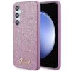 GUESS futerał do SAMSUNG S24 GUHCS24SHGGSHU (Glitter Script) fioletowy