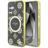 GUESS futerał do SAMSUNG S25 GUHMS25SH4PYEEW (Magnetic IML Peony on 4G Background) brązowy