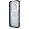 GUESS futerał do SAMSUNG S25 GUHMS25SHG4PRTGK (Magnetic IML Metal Glitter 4G Circle Triangle) czarny