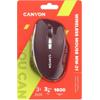 Myszka bezprzewodowa  BT 1600 dpi CANYON MW-21 czerwona
