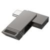 Pendrive 64GB USB 3.2 (USB A + USB C) Hoco UD14 szary