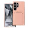 Futerał do Samsung S24 ULTRA Card Case różowy
