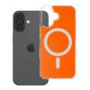Etui na iPhone 16 Clear Fusion Mag Cover zgodne z MagSafe hermes orange