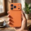 Etui na iPhone 17 Pro / 18 Pro (low camera edge) Forcell F-Protect Rubber Premium zgodny z MagSafe orange 0INT