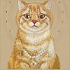 NIMMY futerał LUCKY FASHION CAT kompatybilny z MagSafe do IPHONE 18 Pro/17 Pro brązowy