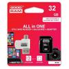 GOODRAM czytnik kart pamięci USB A + Micro USB ALL IN ONE M1A4 + karta microSD 32GB z adapterem