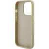 GUESS futerał do IPHONE 15 Pro Max GUHCP15XHG4SGD (Fixed Glitter Big 4G) złoty