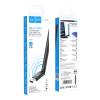 Karta sieciowa WiFI4 Hoco na USB A HI32 czarna