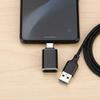 Adapter USB A 3.0 do USB C Blue Star czarny
