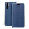 Etui z klapką na Huawei P30 PRO Luna Book Carbon niebieskie