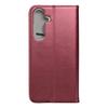 Etui z klapką na Samsung S24 PLUS Smart Magneto burgundowe