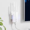 Wzmacniacz sieci bezprzewodowej WiFi 4 300 Mbp/s 230V Hoco HI35 biały