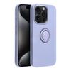 Futerał do iPhone 15 PRO Silicone Ring fioletowy