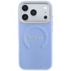 GUESS futerał do IPHONE 18 Pro/17 Pro kompatybilny z MagSafe (Saffiano Peony Ring) jasnoniebieski