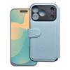 Etui z klapką na iPhone 17 PRO / 18 PRO Max Protect RFID jasnoniebieskie