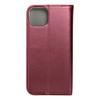 Etui z klapką na iPhone 15 PLUS Smart Magneto burgundowe