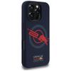 RED BULL futerał do IPHONE 16 Pro kompatybilny z MagSafe RBHMP16L24SIOLVR (Silicone ORBR20 Logo Red Lining) navy