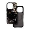 Etui na iPhone 15 PRO MAX Forcell F-Protect Mirage zgodne z MagSafe Military Drop-Test black marble