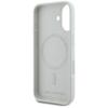 KARL LAGERFELD futerał do IPHONE 16 kompatybilny z MagSafe KLHMP16SSKCHTCE (Silicone KC Heads) beżowy