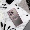 Futerał do iPhone 16e (SE 4 2025) / 17e Glam pudrowy róż