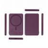 Powerbank zgodny z MagSafe Forcell F-Energy Slim F5K9 QC4.0 PD3.0 15W 5000 mAh burgundowy  0INT