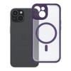 Etui na iPhone 15 Full Matte Mag Cover zgodne z MagSafe fioletowy