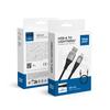 Kabel USB A do Lightning Blue Star 2,4A z oplotem 1,2 m TFK-DC-003 czarny