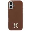 KARL LAGERFELD futerał do IPHONE 17 kompatybilny z MagSafe KLHMP17S5PGFKHGW (Karl Head Logo) brązowy