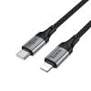 Kabel USB C do Lightning Hoco PD 27W 1,5 m X121 czarny