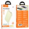 Powerbank Hoco 10000 mAh QC3.0 PD 3A 22,5W Q21 biały