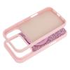 Etui na iPhone 18 Pro / 17 Pro Quartz Circle Stand Mag Cover różowe