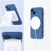 Etui na Samsung A08 Silicone Mag Cover zgodne z MagSafe (camera protection) niebieskie