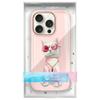 NIMMY futerał GLASSES COOL CAT do IPHONE 16 Pro różowy